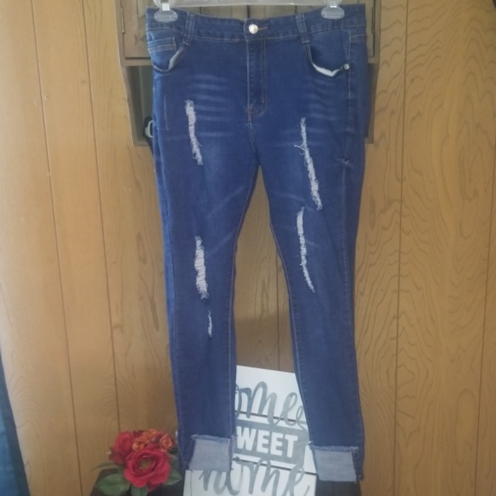 Blue Republic size 13 Jean's, stretchy